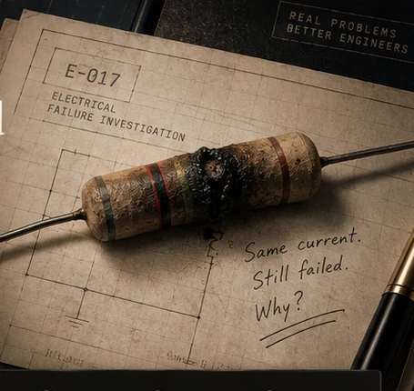 Case E-017 engineering failure visual