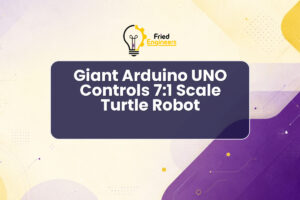 Giant Arduino UNO Controls 7:1 Scale Turtle Robot