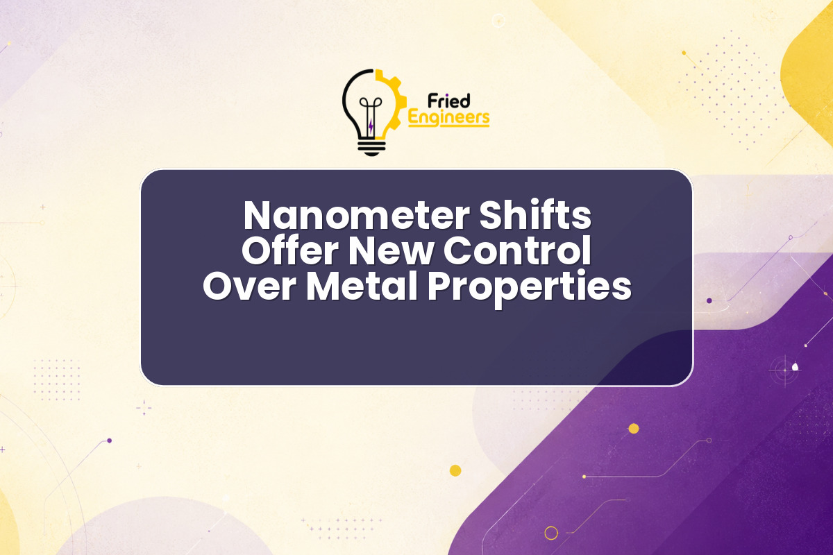 Nanometer Shifts Offer New Control Over Metal Properties