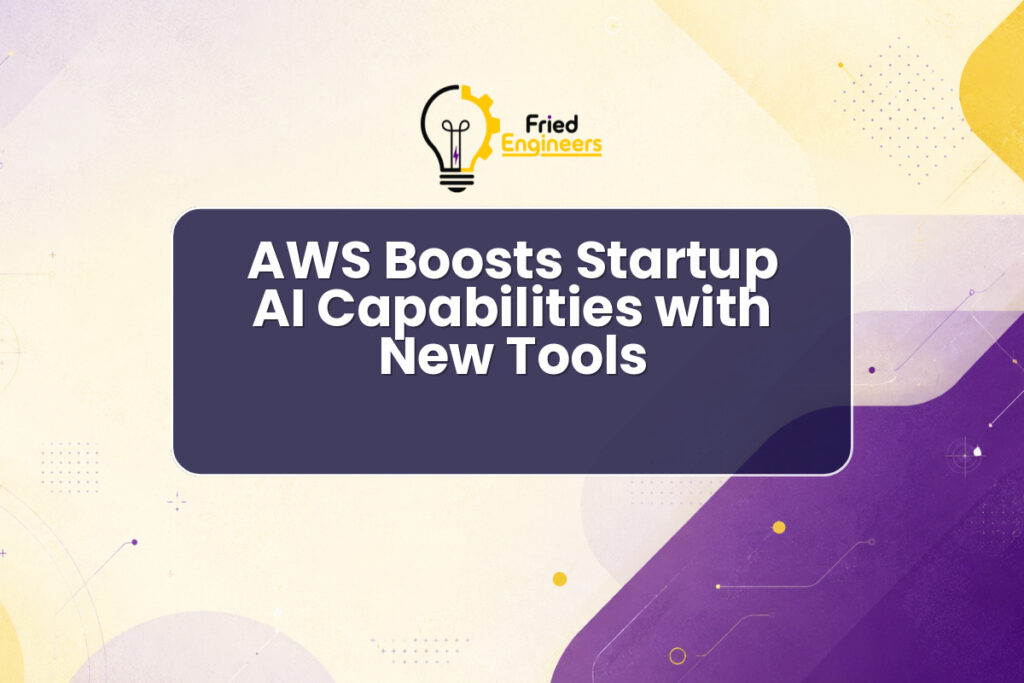 AWS startup AI tools logo with cloud background
