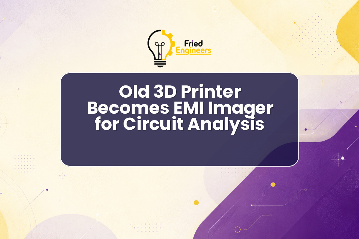 Old 3D Printer Becomes EMI Imager for Circuit Analysis