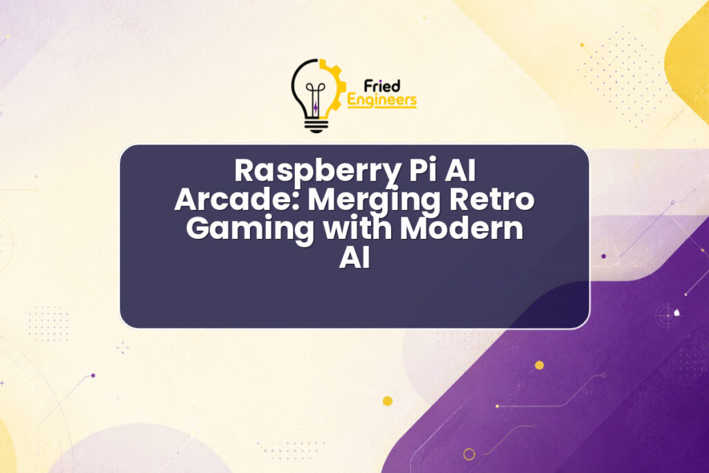 A student working on a Raspberry Pi AI Arcade project