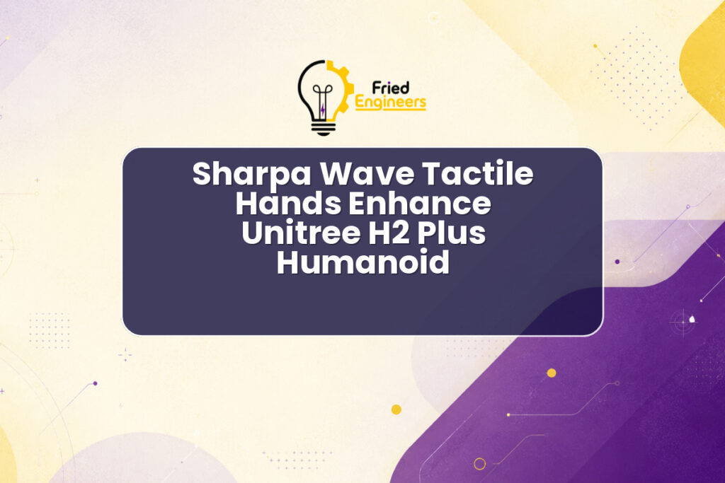 Sharpa Wave tactile hands integrated into a Unitree H2 Plus humanoid robot.
