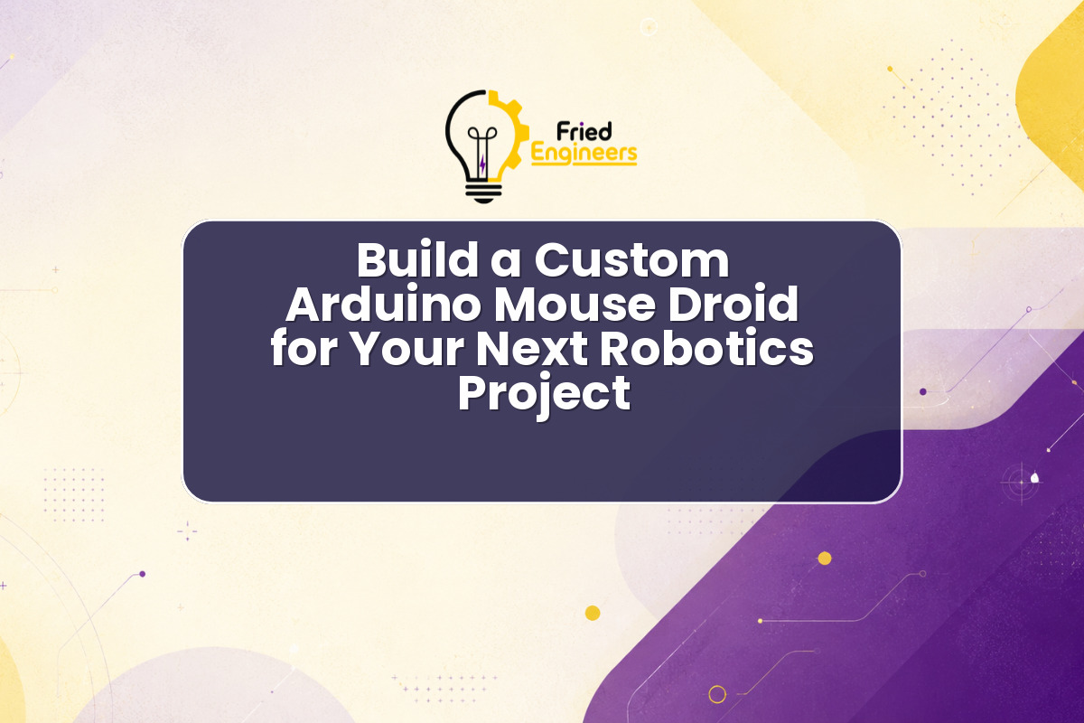 Build a Custom Arduino Mouse Droid for Your Next Robotics Project