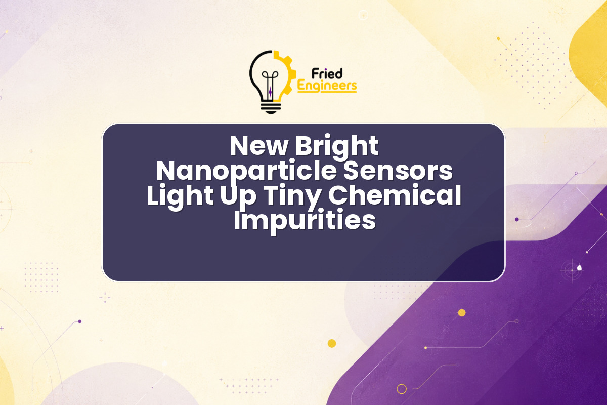 New Bright Nanoparticle Sensors Light Up Tiny Chemical Impurities