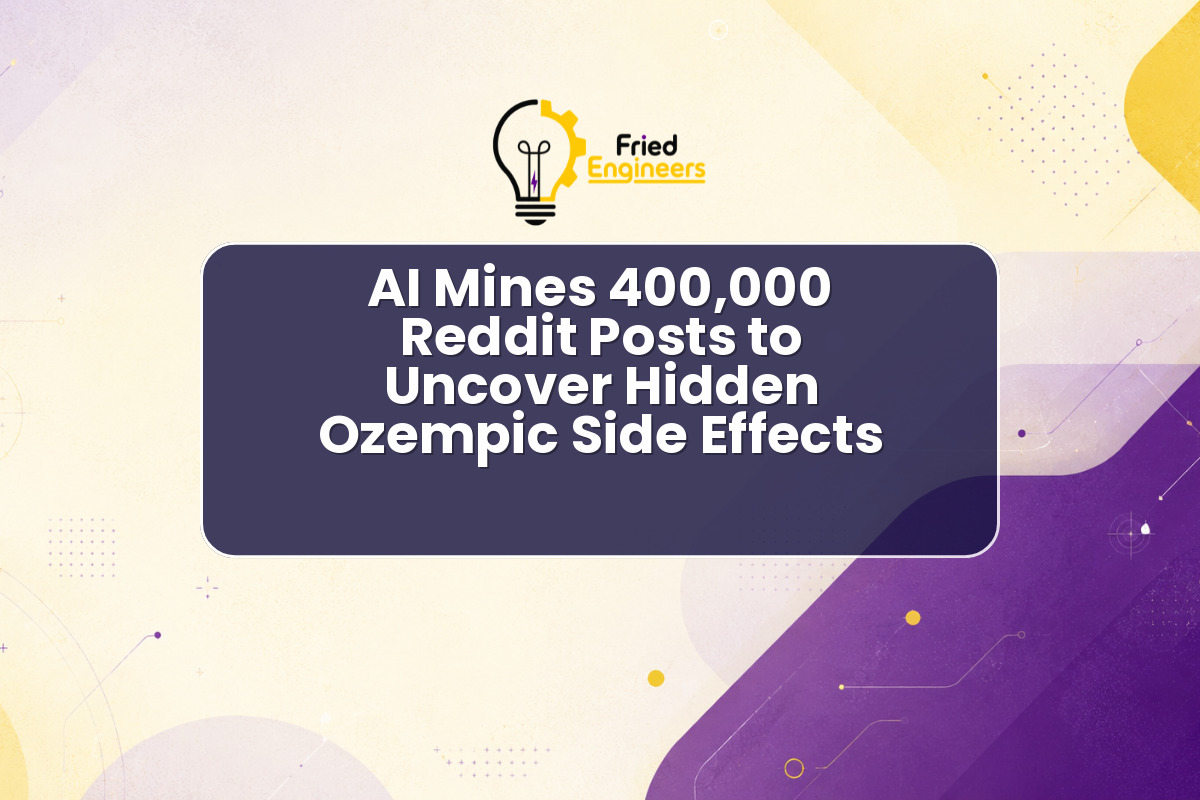 AI Mines 400,000 Reddit Posts to Uncover Hidden Ozempic Side Effects