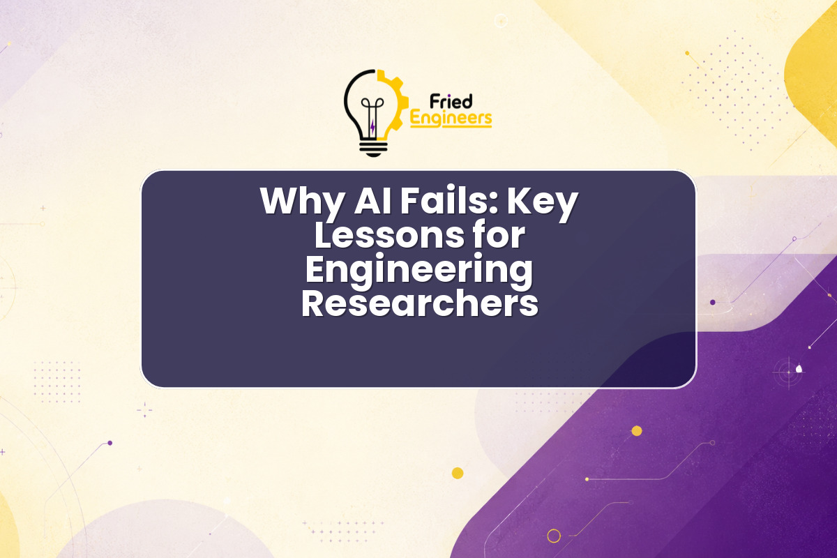 Why AI Fails: Key Lessons for Engineering Researchers