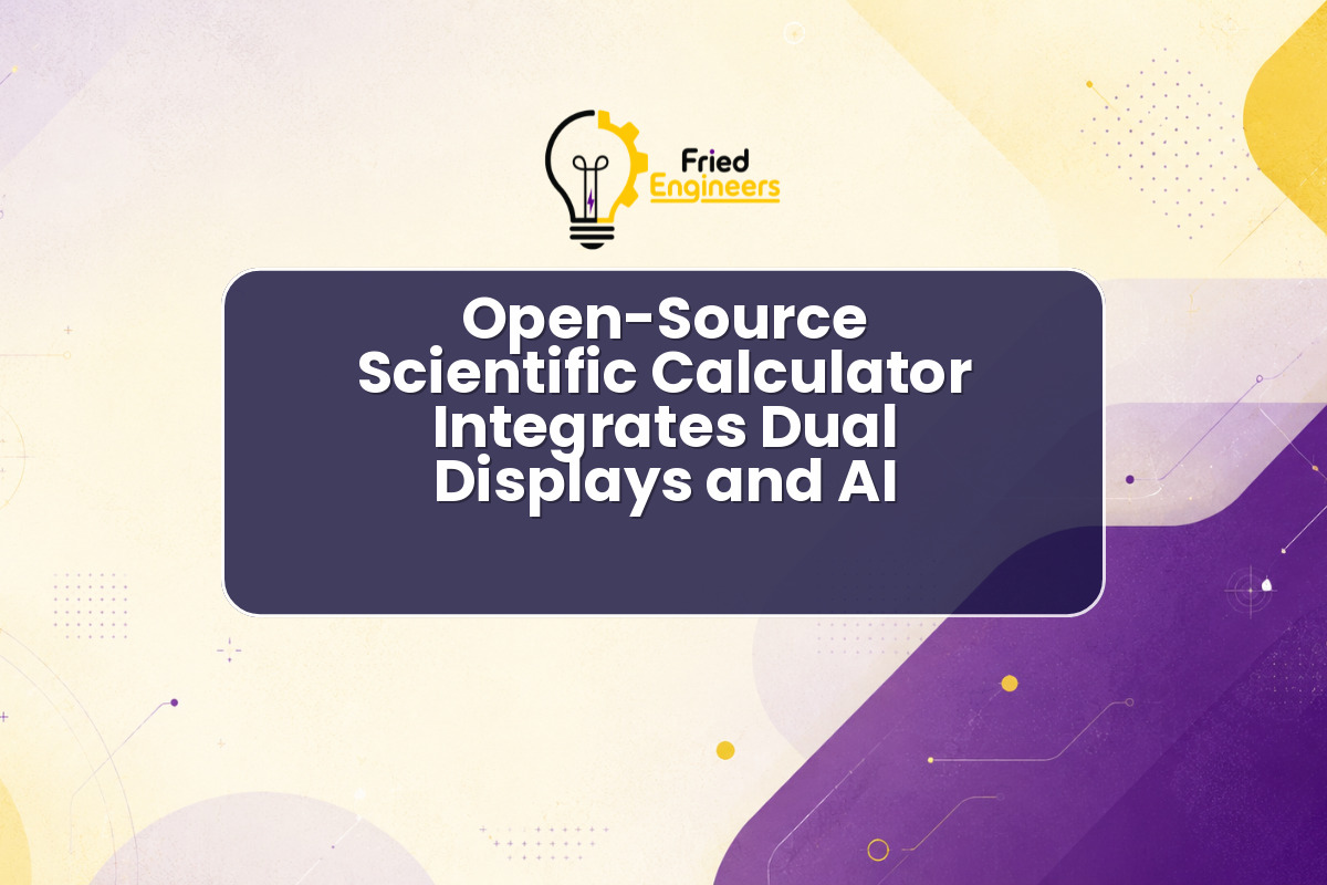 Open-Source Scientific Calculator Integrates Dual Displays and AI