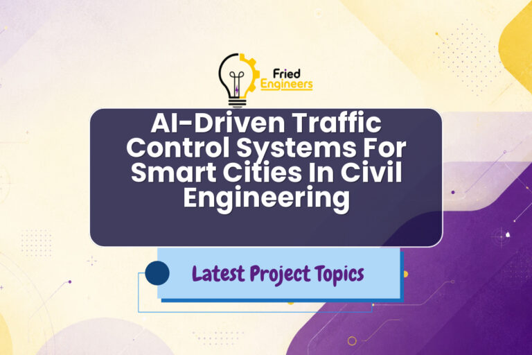 AI-Driven Traffic Control Systems For Smart Cities In Civil Engineering - Fried Engineers Project Topic
